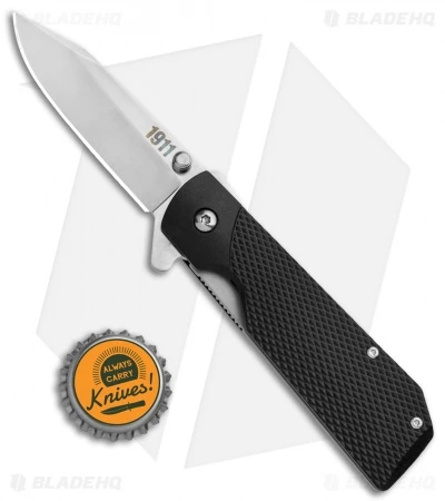 Cold Steel 1911 Liner Lock Flipper Knife Black Griv Ex (3" Satin) 20NPJAA 4 Cold Steel 1911 Liner Lock Flipper Knife Black Griv Ex (3" Satin) 20NPJAA - Image 4