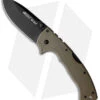 Cold Steel 4 Max Scout Tri-Ad Lock Knife Dark Earth Brown Griv-Ex (4" Black)