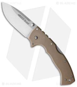Cold Steel 4-Max Scout Tri-Ad Lock Knife Desert Tan Griv-Ex (4" SW) 62RQDTSW