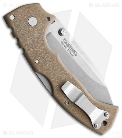 Cold Steel 4-Max Scout Tri-Ad Lock Knife Desert Tan Griv-Ex (4" SW) 62RQDTSW 2 Cold Steel 4-Max Scout Tri-Ad Lock Knife Desert Tan Griv-Ex (4" SW) 62RQDTSW - Image 2