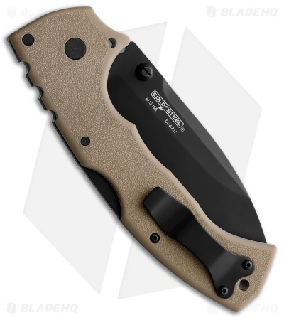 Cold Steel 4 Max Scout Tri-Ad Lock Knife Desert Tan Griv-Ex (4" Black) 3 Cold Steel 4 Max Scout Tri-Ad Lock Knife Desert Tan Griv-Ex (4" Black) - Image 3