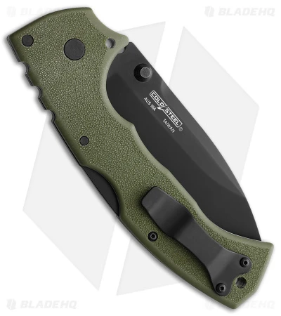 Cold Steel 4-Max Scout Tri-Ad Lock Knife OD Green Griv-Ex (4" Black) 2 Cold Steel 4-Max Scout Tri-Ad Lock Knife OD Green Griv-Ex (4" Black) - Image 2