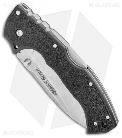 Cold Steel 4-Max Scout Tri-Ad Lock Knife Black Griv-Ex (4" Stonewash) 62RQ 2 Cold Steel 4-Max Scout Tri-Ad Lock Knife Black Griv-Ex (4" Stonewash) 62RQ - Image 2