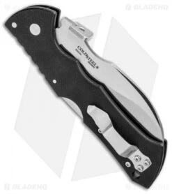 Cold Steel 4" Black Talon II Lock Back Knife (Satin Full Serr CPM-S35VN) 22BS -Cold Steel Cold Steel 4in Black Talon II LB Satin Full Serr 22BS BHQ 30903 jr side