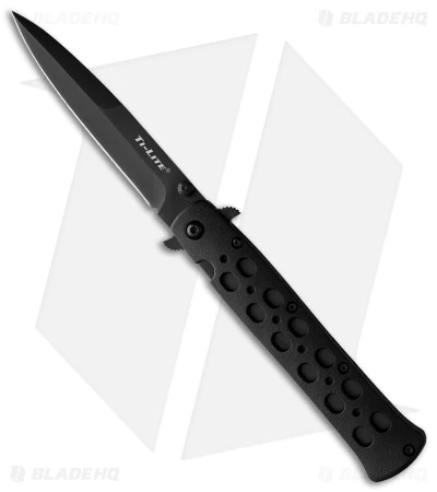 Cold Steel 4" Ti-Lite Liner Lock Knife Black Zytel (4" Black) 1 Cold Steel 4" Ti-Lite Liner Lock Knife Black Zytel (4" Black)