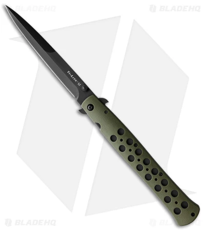 Cold Steel 6" Ti-Lite Liner Lock Knife Green Zytel (6" Black) 1 Cold Steel 6" Ti-Lite Liner Lock Knife Green Zytel (6" Black)