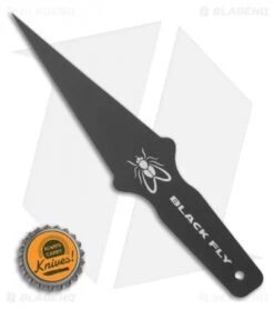 Cold Steel 8" Black Fly Fixed Blade Throwing Knife (4" Black) 5 Cold Steel 8" Black Fly Fixed Blade Throwing Knife (4" Black) -Cold Steel Cold Steel 8 Black Fly Fixed Blade Throwing Knife 4 Black BHQ 121240 LS Bottleap