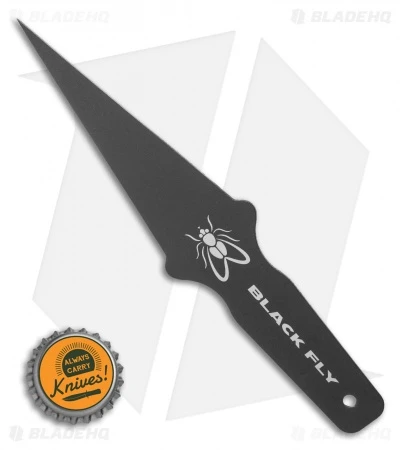 Cold Steel 8" Black Fly Fixed Blade Throwing Knife (4" Black) 3 Cold Steel 8" Black Fly Fixed Blade Throwing Knife (4" Black) - Image 3