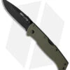 Cold Steel Air Lite Drop Point Lockback Knife OD Green G-10 (3.4" Black)