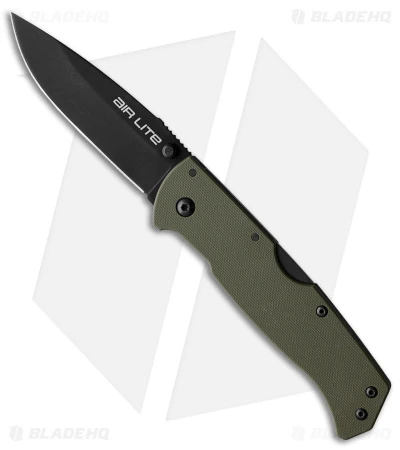 Cold Steel Air Lite Drop Point Lockback Knife OD Green G-10 (3.4" Black) 1 Cold Steel Air Lite Drop Point Lockback Knife OD Green G-10 (3.4" Black)
