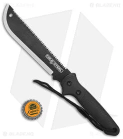 Cold Steel Axis Machete Fixed Blade Knife (11" Black) -Cold Steel Cold Steel Axis Machete Fixed Blade Black BHQ 140042 jr bottlecap