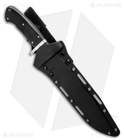 Cold Steel Black Bear Classic D/E Fixed Blade Knife Black G-10 (8.25" San Mai) 3 Cold Steel Black Bear Classic D/E Fixed Blade Knife Black G-10 (8.25" San Mai) - Image 3