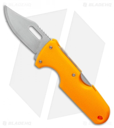 Cold Steel Click-N-Cut Hunter Knife Orange ABS (2.5" Stonewash) 1 Cold Steel Click-N-Cut Hunter Knife Orange ABS (2.5" Stonewash)