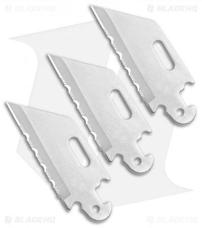 Cold Steel Click-N-Cut Replacement Blade 3 Pack(2.5" Reverse Tanto Serr) 40AP3C 1 Cold Steel Click-N-Cut Replacement Blade 3 Pack(2.5" Reverse Tanto Serr) 40AP3C