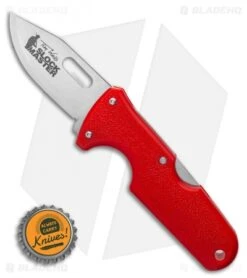 Cold Steel Click-N-Cut Slock Master Skinner Knife Red ABS (2.5" SW) 11 Cold Steel Click-N-Cut Slock Master Skinner Knife Red ABS (2.5" SW) -Cold Steel Cold Steel Click N Cut Slock Master Skinner Knife Red BDS 2.5 Satin 40AT BHQ 121229 LS Bottlecap