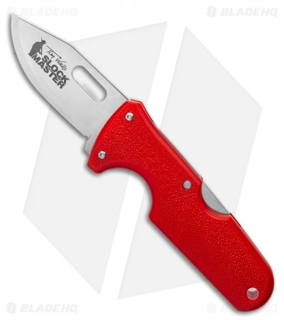 Cold Steel Click-N-Cut Slock Master Skinner Knife Red ABS (2.5" SW) 1 Cold Steel Click-N-Cut Slock Master Skinner Knife Red ABS (2.5" SW)