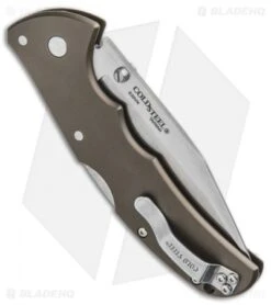 Cold Steel Code-4 Clip Point Lockback Knife (3.5" Satin) 58PC -Cold Steel Cold Steel Code 4 CP LB Satin 58PC BHQ 15397 jr side