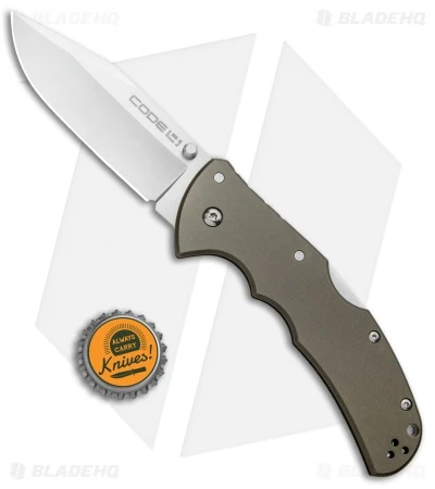 Cold Steel Code-4 Clip Point Lockback Knife (3.5" Satin) 58TPCC 4 Cold Steel Code-4 Clip Point Lockback Knife (3.5" Satin) 58TPCC - Image 4