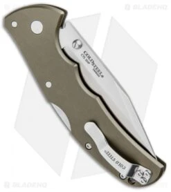 Cold Steel Code-4 Clip Point Lockback Knife (3.5" Satin) 58TPCC 6 Cold Steel Code-4 Clip Point Lockback Knife (3.5" Satin) 58TPCC -Cold Steel Cold Steel Code 4 CP LB Satin CS58TPCC BHQ 95389 jr side