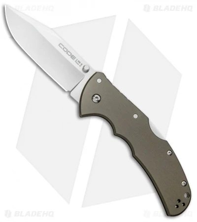 Cold Steel Code-4 Clip Point Lockback Knife (3.5" Satin) 58TPCC 1 Cold Steel Code-4 Clip Point Lockback Knife (3.5" Satin) 58TPCC