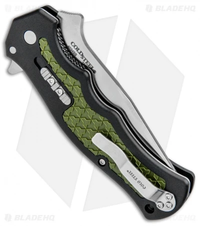 Cold Steel Crawford Model 1 Liner Lock Knife OD Green/Black Zy-Ex (3.6" Satin) 3 Cold Steel Crawford Model 1 Liner Lock Knife OD Green/Black Zy-Ex (3.6" Satin) - Image 3