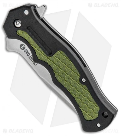 Cold Steel Crawford Model 1 Liner Lock Knife OD Green/Black Zy-Ex (3.6" Satin) 2 Cold Steel Crawford Model 1 Liner Lock Knife OD Green/Black Zy-Ex (3.6" Satin) - Image 2