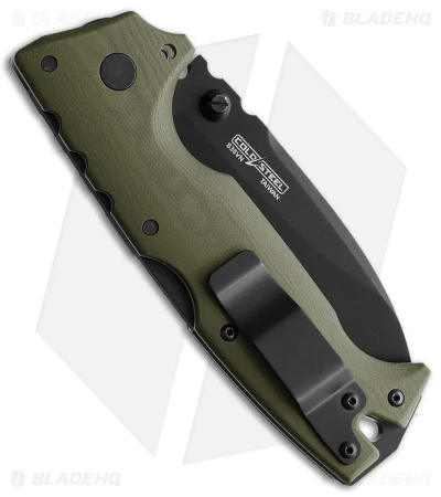 Cold Steel Demko AD-10 Tri-Ad Lock Knife OD Green G-10 (3.5" Black) 28DDODBK 2 Cold Steel Demko AD-10 Tri-Ad Lock Knife OD Green G-10 (3.5" Black) 28DDODBK - Image 2