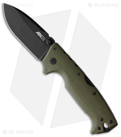 Cold Steel Demko AD-10 Tri-Ad Lock Knife OD Green G-10 (3.5" Black) 28DDODBK 1 Cold Steel Demko AD-10 Tri-Ad Lock Knife OD Green G-10 (3.5" Black) 28DDODBK