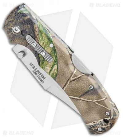 Cold Steel Double Safe Hunter Tri-Ad Lock Knife Camo GFN (4" Satin) 23JD 2 Cold Steel Double Safe Hunter Tri-Ad Lock Knife Camo GFN (4" Satin) 23JD - Image 2