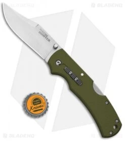 Cold Steel Double Safe Hunter Tri-Ad Lock Knife OD Green GFN (3.5" Satin) 23JC 7 Cold Steel Double Safe Hunter Tri-Ad Lock Knife OD Green GFN (3.5" Satin) 23JC -Cold Steel Cold Steel Double Safe Hunter Tri Ad Lock OD Green GFN Satin 23JC BHQ 121196 jr bottlecap