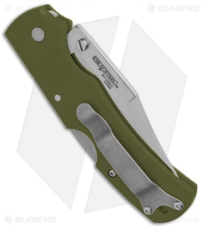 Cold Steel Double Safe Hunter Tri-Ad Lock Knife OD Green GFN (3.5" Satin) 23JC 3 Cold Steel Double Safe Hunter Tri-Ad Lock Knife OD Green GFN (3.5" Satin) 23JC - Image 3