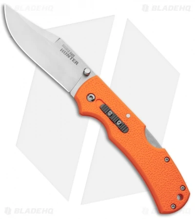 Cold Steel Double Safe Hunter Tri-Ad Lock Knife Orange GFN (3.5" Satin) 23JB 1 Cold Steel Double Safe Hunter Tri-Ad Lock Knife Orange GFN (3.5" Satin) 23JB