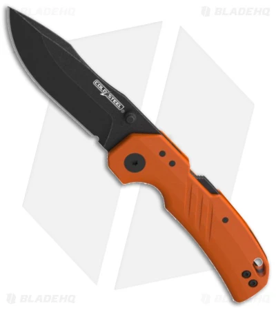 Cold Steel Engage ATLAS Lock Knife Clip Point Orange GFN (3" Black SW) 1 Cold Steel Engage ATLAS Lock Knife Clip Point Orange GFN (3" Black SW)
