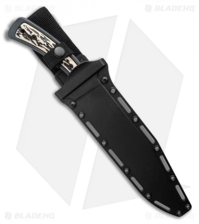 Cold Steel Drop Forged Bowie Fixed Blade Knife (9.5" Black) 36MK 3 Cold Steel Drop Forged Bowie Fixed Blade Knife (9.5" Black) 36MK - Image 3