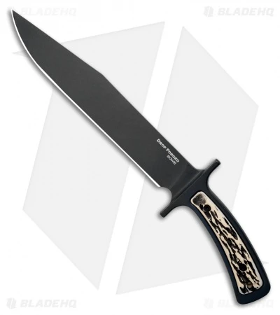 Cold Steel Drop Forged Bowie Fixed Blade Knife (9.5" Black) 36MK 1 Cold Steel Drop Forged Bowie Fixed Blade Knife (9.5" Black) 36MK
