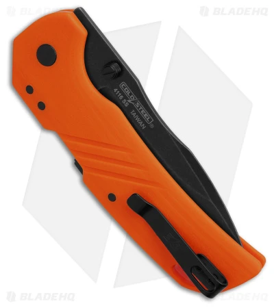 Cold Steel Engage Drop Point ATLAS Lock Knife Blaze Orange GFN (3" Black ) 4116S 3 Cold Steel Engage Drop Point ATLAS Lock Knife Blaze Orange GFN (3" Black ) 4116S - Image 3