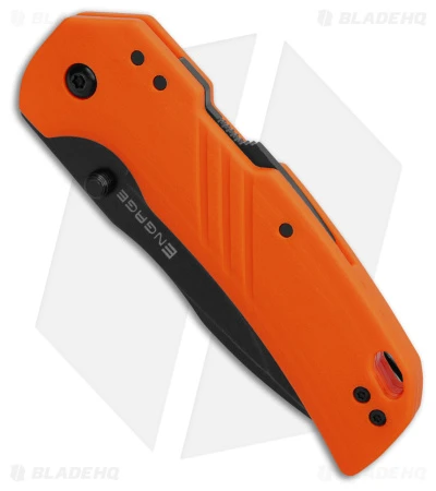Cold Steel Engage Drop Point ATLAS Lock Knife Blaze Orange GFN (3" Black ) 4116S 2 Cold Steel Engage Drop Point ATLAS Lock Knife Blaze Orange GFN (3" Black ) 4116S - Image 2