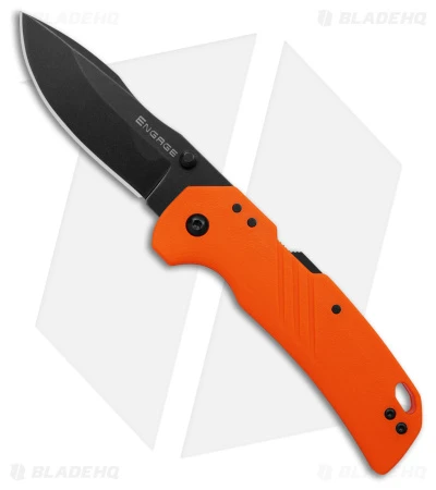 Cold Steel Engage Drop Point ATLAS Lock Knife Blaze Orange GFN (3" Black ) 4116S 1 Cold Steel Engage Drop Point ATLAS Lock Knife Blaze Orange GFN (3" Black ) 4116S