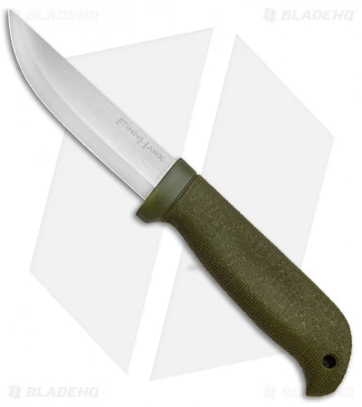 Cold Steel Finn Hawk Fixed Blade Knife Green (4" Satin) 20NPKZ 1 Cold Steel Finn Hawk Fixed Blade Knife Green (4" Satin) 20NPKZ