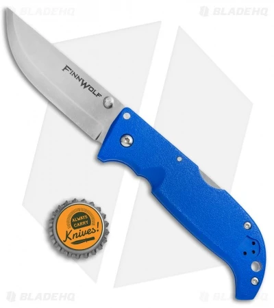 Cold Steel Finn Wolf Lockback Knife Blue (3.5" Satin) 20NPG 4 Cold Steel Finn Wolf Lockback Knife Blue (3.5" Satin) 20NPG - Image 4