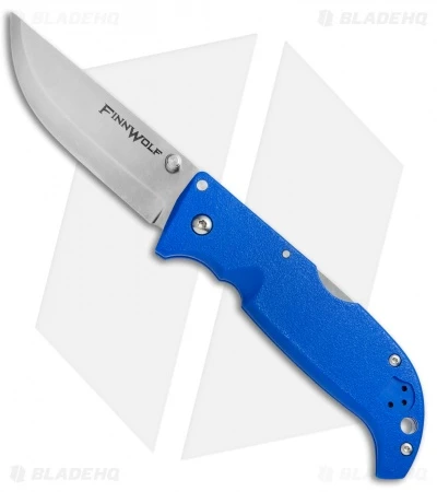 Cold Steel Finn Wolf Lockback Knife Blue (3.5" Satin) 20NPG 1 Cold Steel Finn Wolf Lockback Knife Blue (3.5" Satin) 20NPG