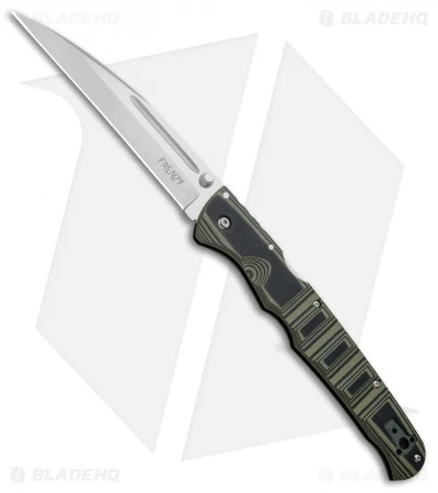 Cold Steel Frenzy I Tri-Ad Lock Knife Black/Green G-10 (5.5" Satin) 62P1A 1 Cold Steel Frenzy I Tri-Ad Lock Knife Black/Green G-10 (5.5" Satin) 62P1A