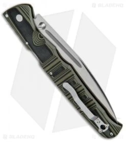 Cold Steel Frenzy I Tri-Ad Lock Knife Black/Green G-10 (5.5" Satin) 62P1A 7 Cold Steel Frenzy I Tri-Ad Lock Knife Black/Green G-10 (5.5" Satin) 62P1A -Cold Steel Cold Steel Frenzy I Blk Grn G 10 62PV1 BHQ 52067 jr side 2