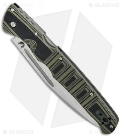 Cold Steel Frenzy I Tri-Ad Lock Knife Black/Green G-10 (5.5" Satin) 62P1A 2 Cold Steel Frenzy I Tri-Ad Lock Knife Black/Green G-10 (5.5" Satin) 62P1A - Image 2