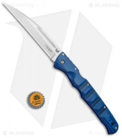 Cold Steel Frenzy II Tri-Ad Lock Knife Black/Blue G-10 (5.5" Satin) 62P2A 8 Cold Steel Frenzy II Tri-Ad Lock Knife Black/Blue G-10 (5.5" Satin) 62P2A -Cold Steel Cold Steel Frenzy II Blk Blue G 10 62PV2 BHQ 52069 jr bottlecap 2