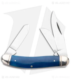 Cold Steel Gentleman's Stockman Slip Joint Knife Blue Bone (2.5" Satin)