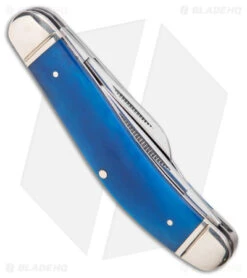 Cold Steel Gentleman's Stockman Slip Joint Knife Blue Bone (2.5" Satin) 6 Cold Steel Gentleman's Stockman Slip Joint Knife Blue Bone (2.5" Satin) -Cold Steel Cold Steel Gentlemans Stockman SJ Blue Bone Satin BHQ 140030 jr side