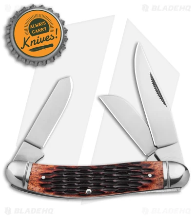 Cold Steel Gentleman's Stockman Slip Joint Knife Jigged Bone (2.5" Satin) 4 Cold Steel Gentleman's Stockman Slip Joint Knife Jigged Bone (2.5" Satin) - Image 4