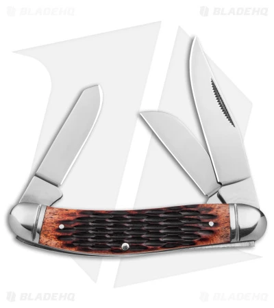 Cold Steel Gentleman's Stockman Slip Joint Knife Jigged Bone (2.5" Satin) 1 Cold Steel Gentleman's Stockman Slip Joint Knife Jigged Bone (2.5" Satin)