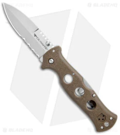 Cold Steel Gunsite Counter Point Tri-Ad Lock Knife Brown (3.75" Satin)
